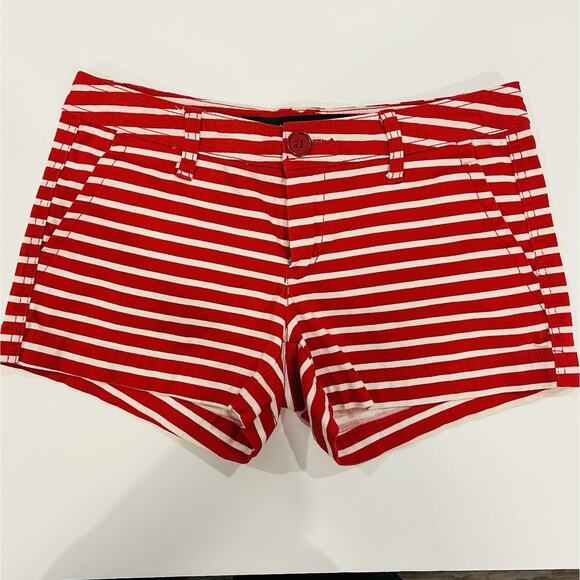 Freestyle Revolution Pants - Freestyle Revolution Shorts Red and White Striped Candy Cane Size 3.